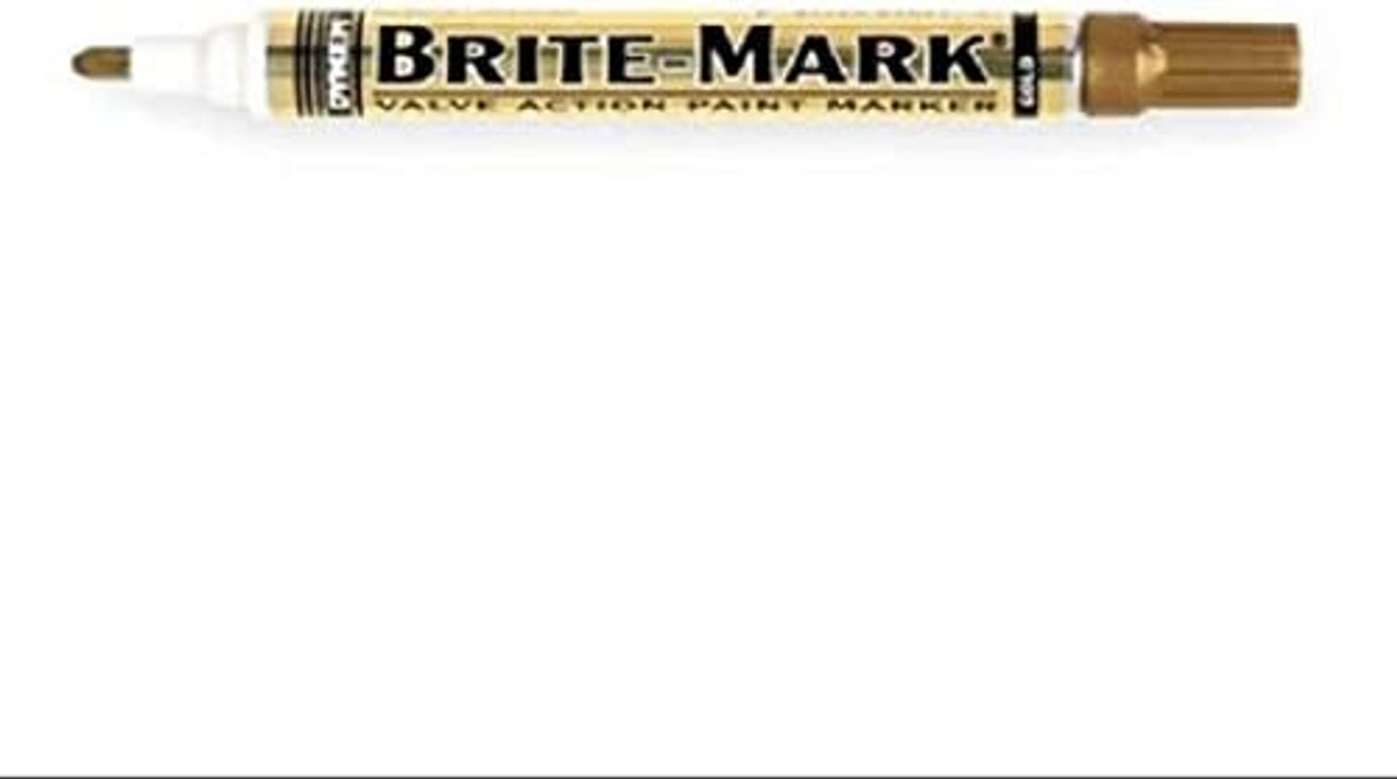 GOLD PAINT MARKER 84051 BRITE-MARK ® 916 Medium Tip