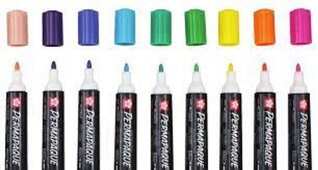 Sakura PERMAPAQUE DUAL PT, ORANGE MARKER