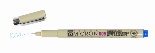 MICRON 005 PEN 0.20MM - BLUE