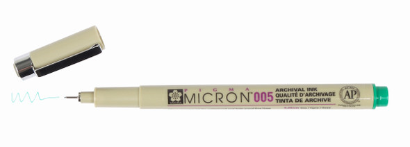 MICRON 005 PEN 0.20MM - GREEN