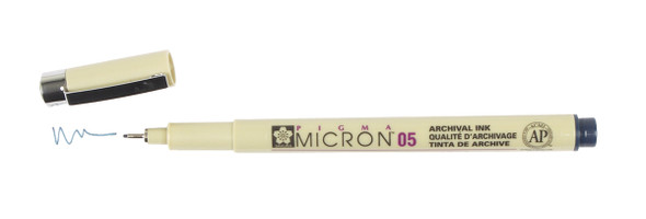 MICRON 05 PEN 0.45MM - BLUE/BLACK