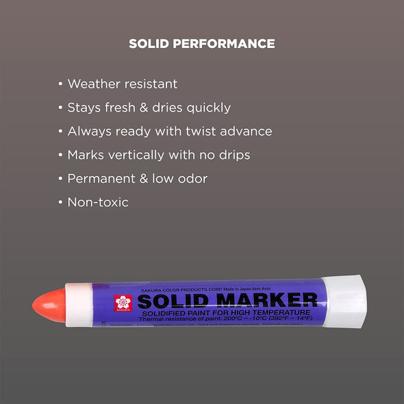 SOLID PAINT MARKER  ORANGE XSC-5