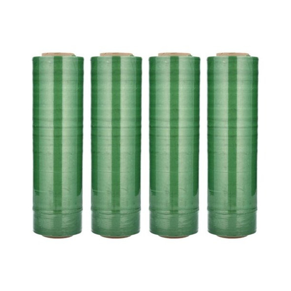 17 x 1476, Green Hand Wrap Pre-Stretch, 4 rls/cs