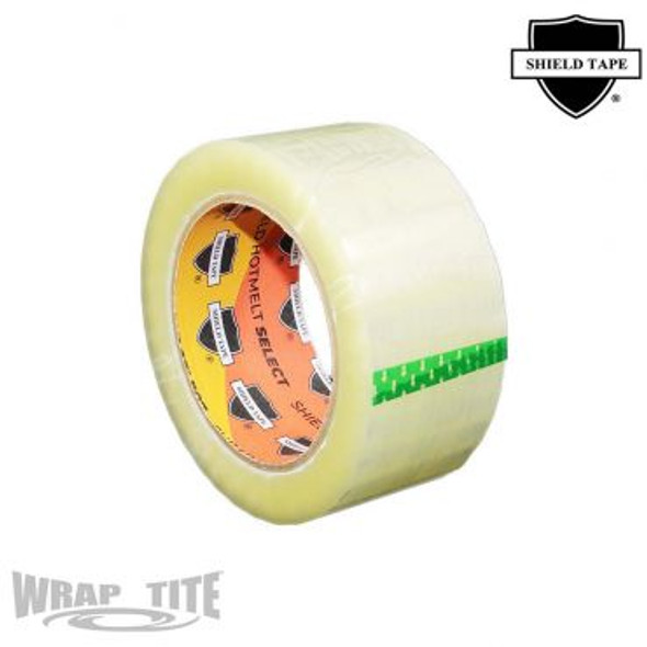 48mm x 100m, 36 rls/cs, Clear Hotmelt Select Tape; 1.92 Mil