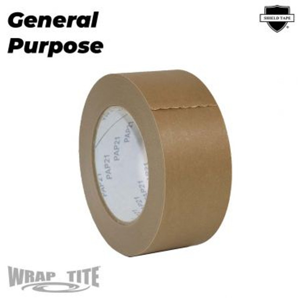4.8 Mil, 3" x 60 yards, Flat Back Tape - General Purpose 24 rls/cs, 54cs/plt