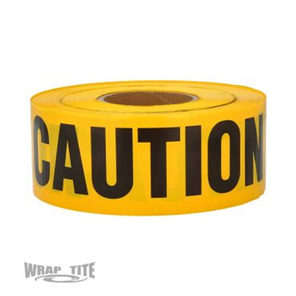 3" x 1000', Yellow CAUTION DO NOT ENTER, 4 rls/cs