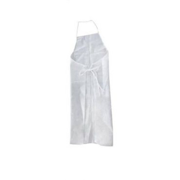 28  x 46  2 Mil WHITE PE Apron With Long Ties, 100pcs/box, 500pcs/Master Case