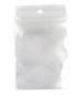 100 Count Heavy Duty Clear Plastc Zp Bags, 4ml Thckness, Reclosable Top Lock Large Small