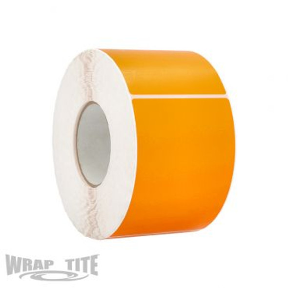 4"X6" Thermal Transfer  Label, Roll, Orange1495; 1000/rl; 4 rls/case