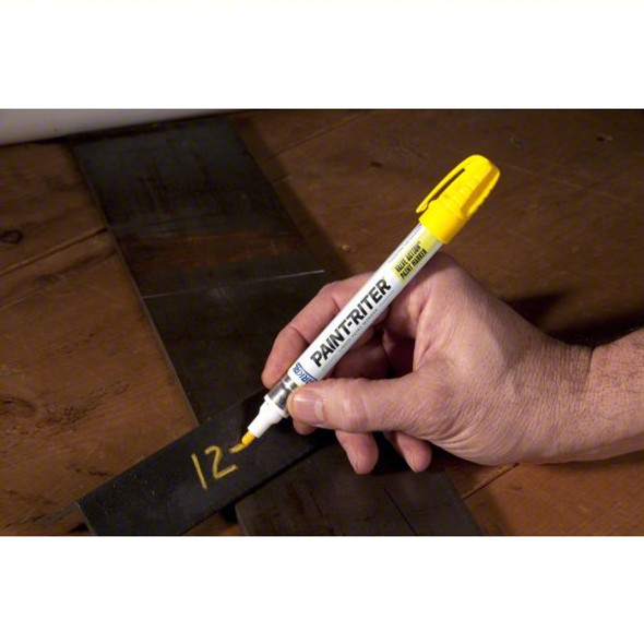 Paint riter 96821 Yellow Liquid paint marker medium felt tip valve action