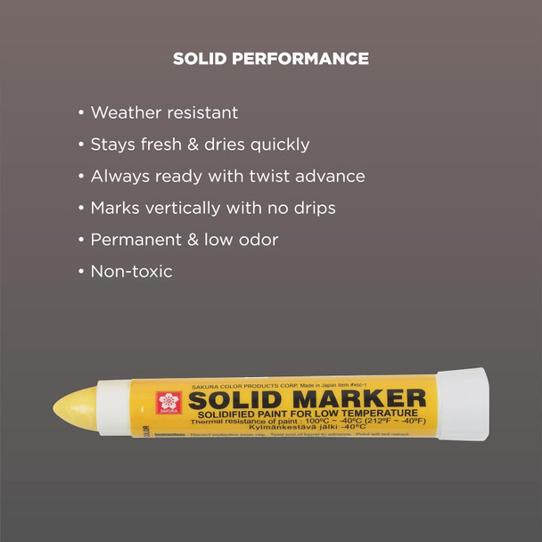 XSC-T-3 YELLOW LOW TEMP PAINT MARKER