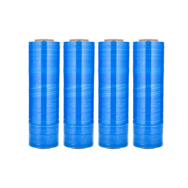 17 x 1476, Blue Hand Wrap Pre-Stretch, 4 rls/cs