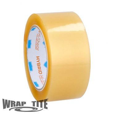 48mm x 100m, 36 rls/cs, Yellow Transparent Hybrid Tape; 1.75 Mil