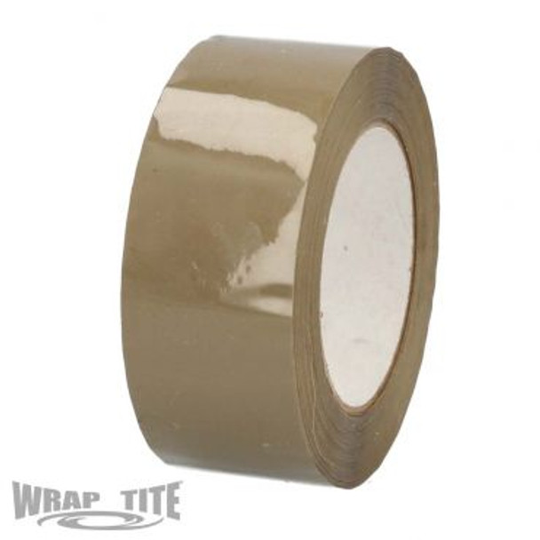 48mm x 50m, 36 rls/cs, Tan Hotmelt Tape; 1.6 Mil