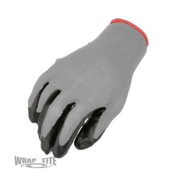 Nitrile Dipped Grey Nylon - Small (20 Dz pair/MSTR) (20 Dz pair/MSTR)