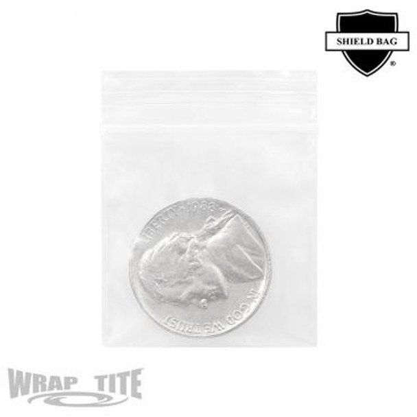 1.25 X 1.25, 2 mil, 1000/bx