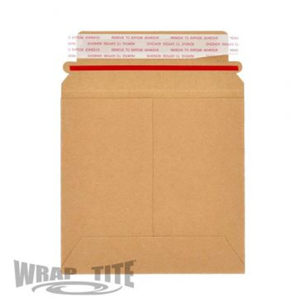 Stay Flat Mailer, 6" X 6" Kraft; 200 pcs/cs