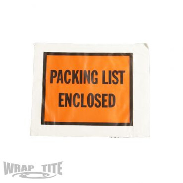 4.5 x 5.5 Packing List Enclosed, Full Face, 1,000/cs