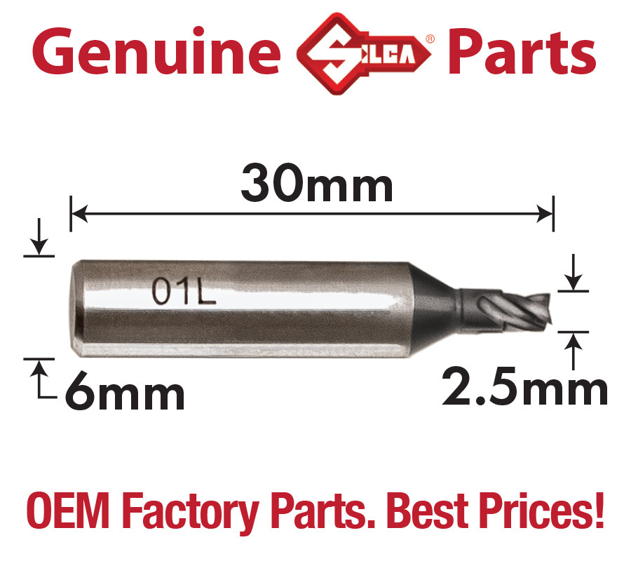 Silca Futura 01L End Mill Cutter | Silca D742606ZB
