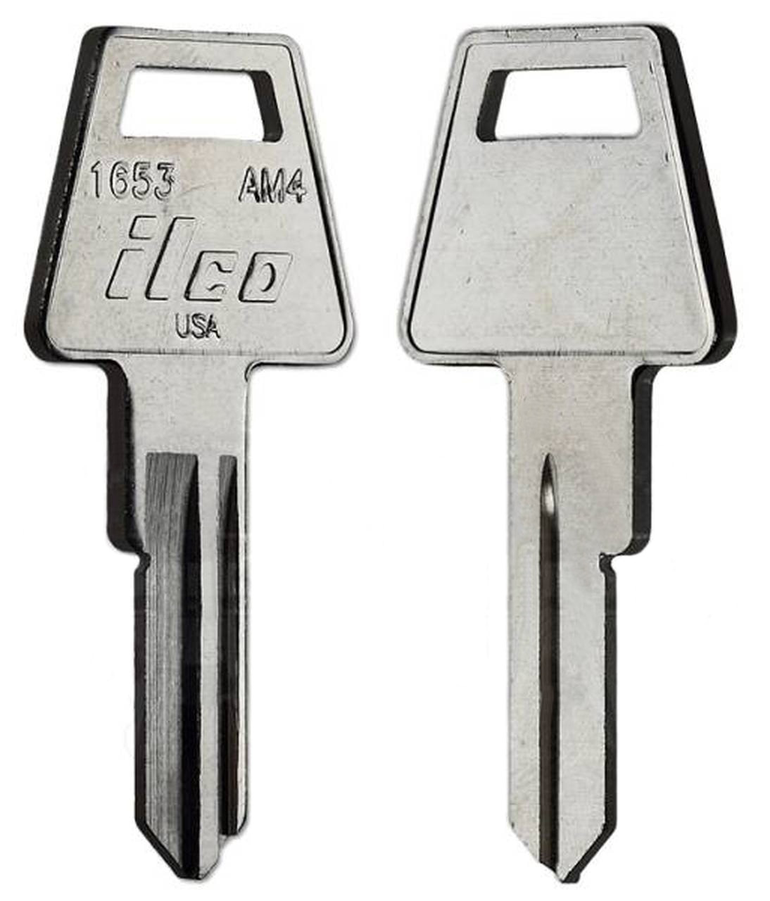 American Padlock Keys and Key Blanks ILCO AM4 1653