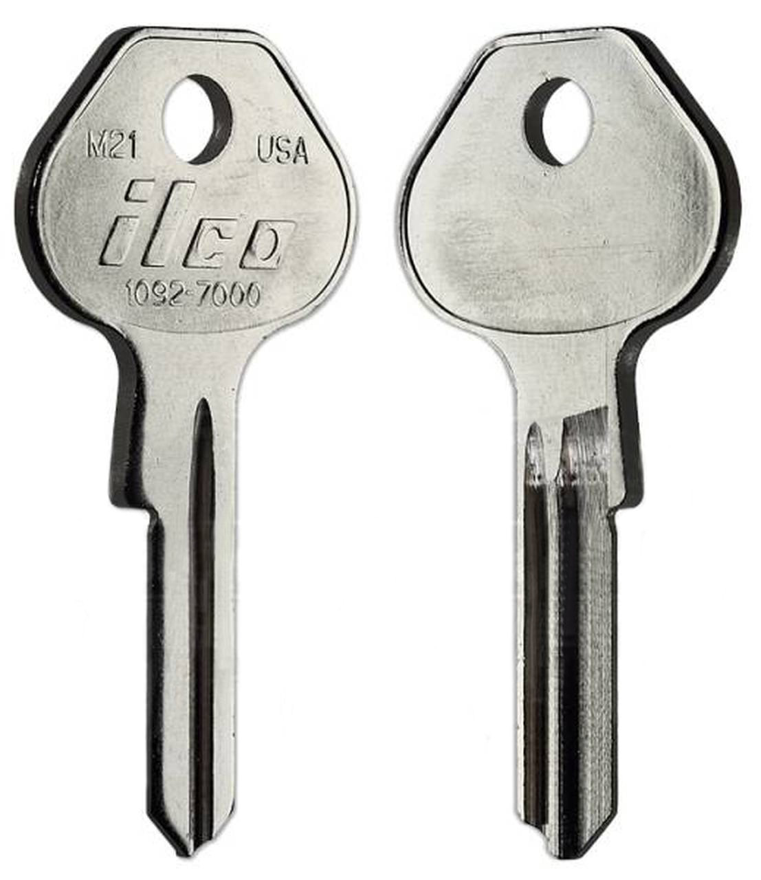 Master Padlock Keys & Key Blanks | ILCO M21 1092-7000