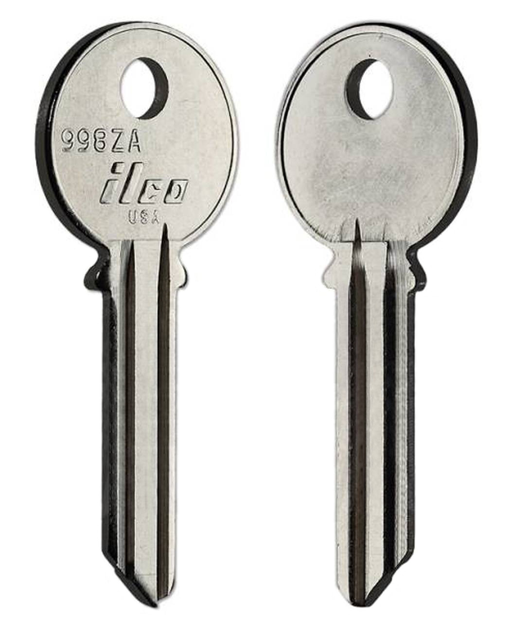 kiyata シカフック大　専用 Yale ZA Keys and Key Blanks | Ilco 998ZA