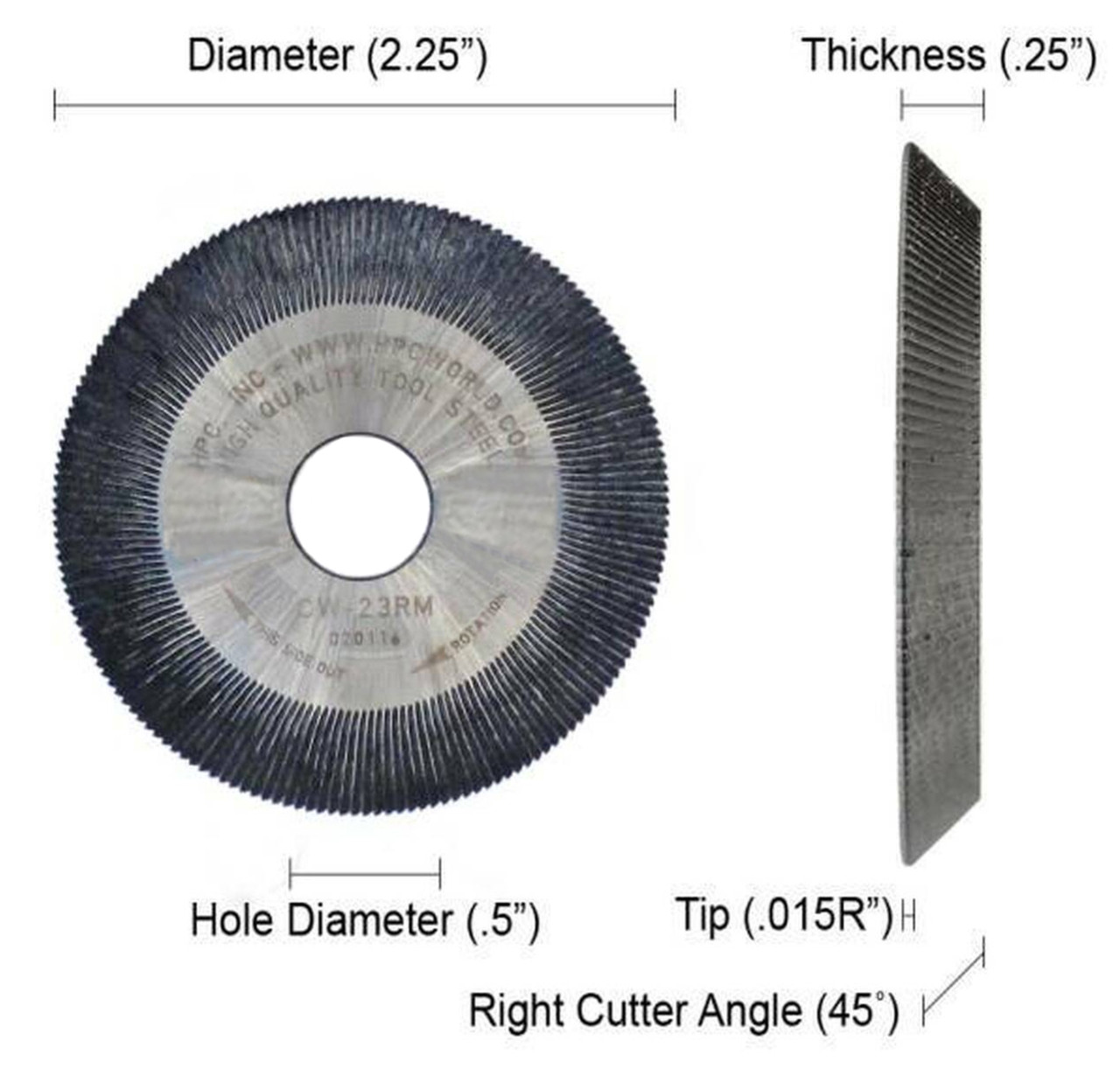 HPC CW-23RM Cutting Wheel