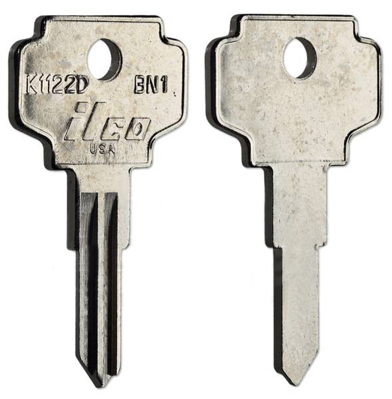 KEYABINGO 1・2 Bargman Keys and Key Blanks | Ilco BN1 K1122D