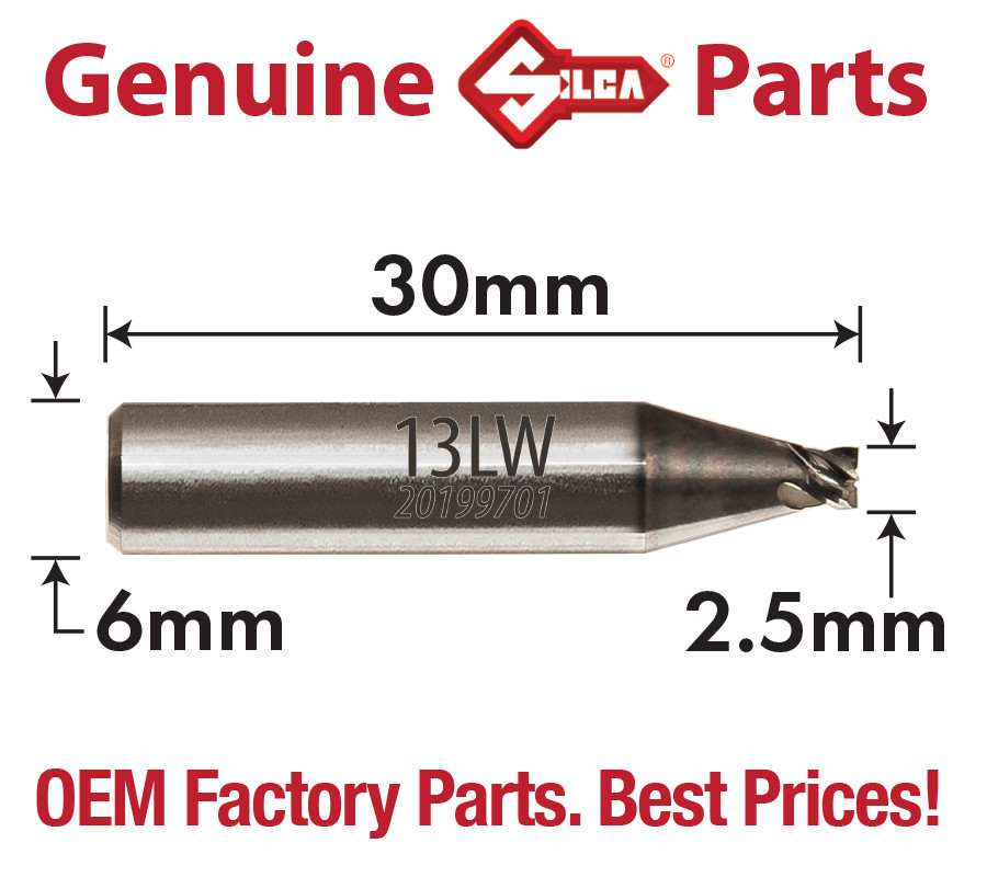 Silca Futura 13LW End Mill Cutter | Silca D7A2832ZB