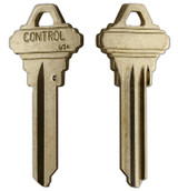 Lot De 6 Clés Brutes Jet SC4-UNI - Pour Serrures Schlage, Laiton, Non Coupées