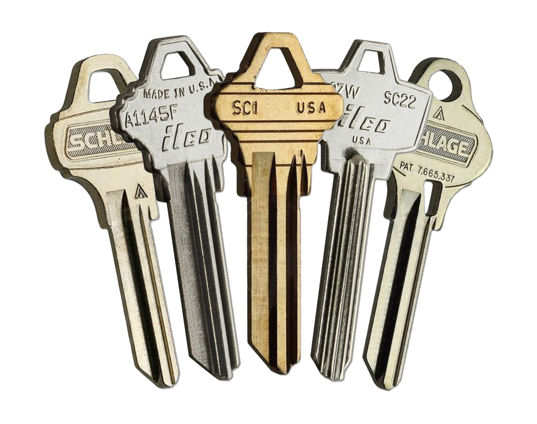 Schlage Key Blanks and Keys.