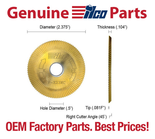 Replacement P-X23MC Cutting Wheel | eKeyBlanks.com