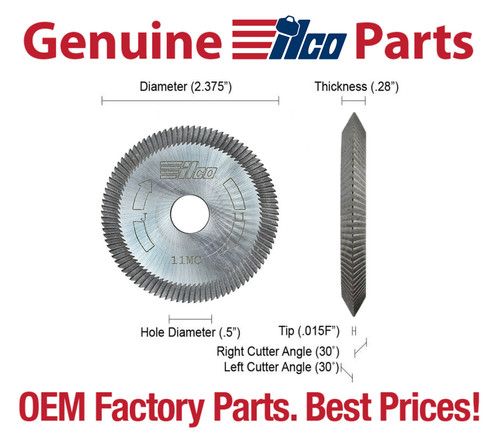 DL & Taylor 11MC Key Machine Cutting Wheel | Ilco 11MC Cutting Wheel