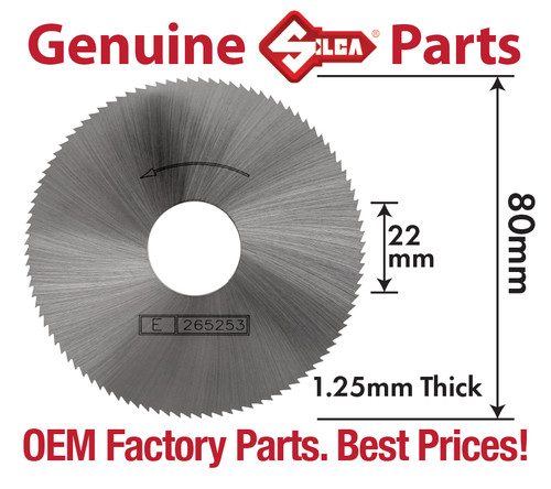 Silca Flat Key Machine Cutting Wheel | Silca D734963ZB