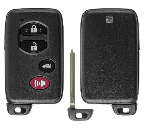 Replacement Toyota 4 Button Car Key (PRX-TOY-4B5)
