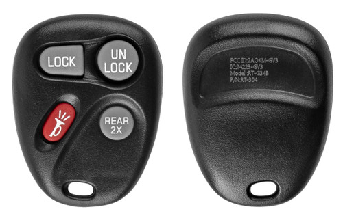 Replacement Cadillac, Chevrolet, GMC, Oldsmobile & Saturn Car Remote - RKE-GM-4B17