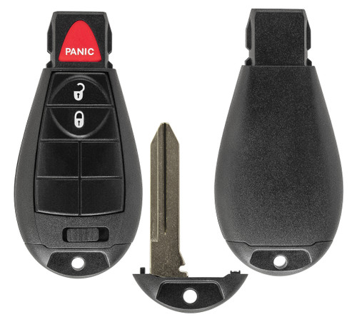 Replacement Jeep Cherokee 3 Button Car Key - Ilco POD-LAL-3B3 