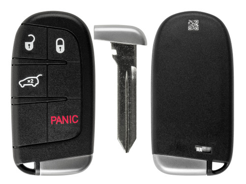 Replacement Dodge and Jeep 4 Button Car Key - PRX-CHRY-4B4