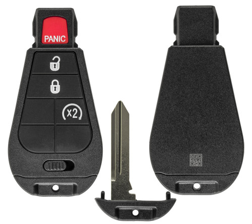 Dodge and Jeep 4 Button Car Key | Ilco POD-LAL-4B9