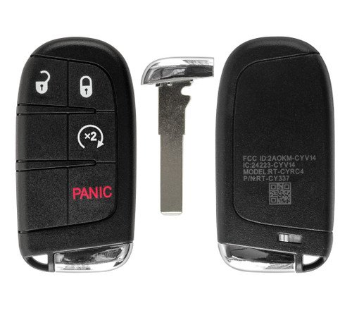 Replacement Jeep 4 Button Car Key | Ilco PRX-JEEP-4B4