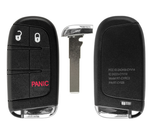 Replacement Jeep 3 Button Car Key | Ilco PRX-JEEP-3B3