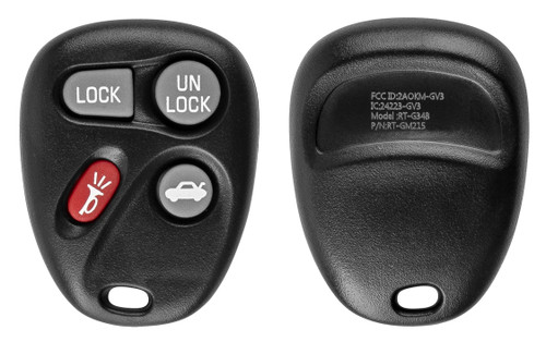 General Motors 4 Button Car Remote | Ilco RKE-GM-4B24
