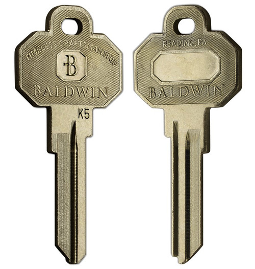 Baldwin Keys and Key Blanks | Baldwin 82245-001