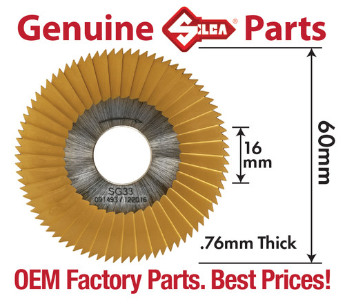 Silca Key Machine Slotter Cutting Wheel | Silca D749066ZB