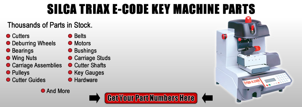 Silca Triax Key Cutting Machine Parts.