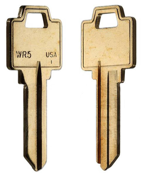 Weiser WR5 Brass Key Blanks - Box of 50 by Weiser