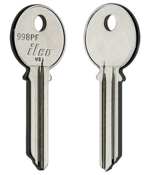 Yale PF Keys and Key Blanks Ilco 998PF