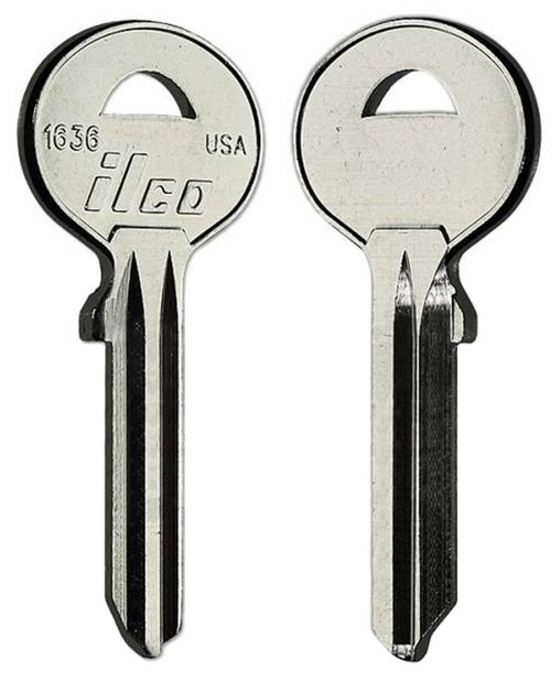 Wholesale Brinks, Sun and Diplomat Keys and Key Blanks Ilco 1636