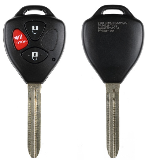 Replacement Toyota & Scion Car Keys and Key Blanks Ilco RHKTOY3BD1
