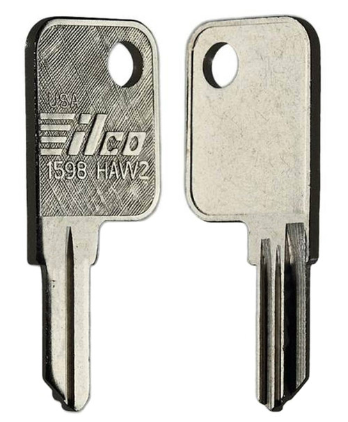 Replacement Haworth Keys and Key Blanks Ilco HAW2 1598